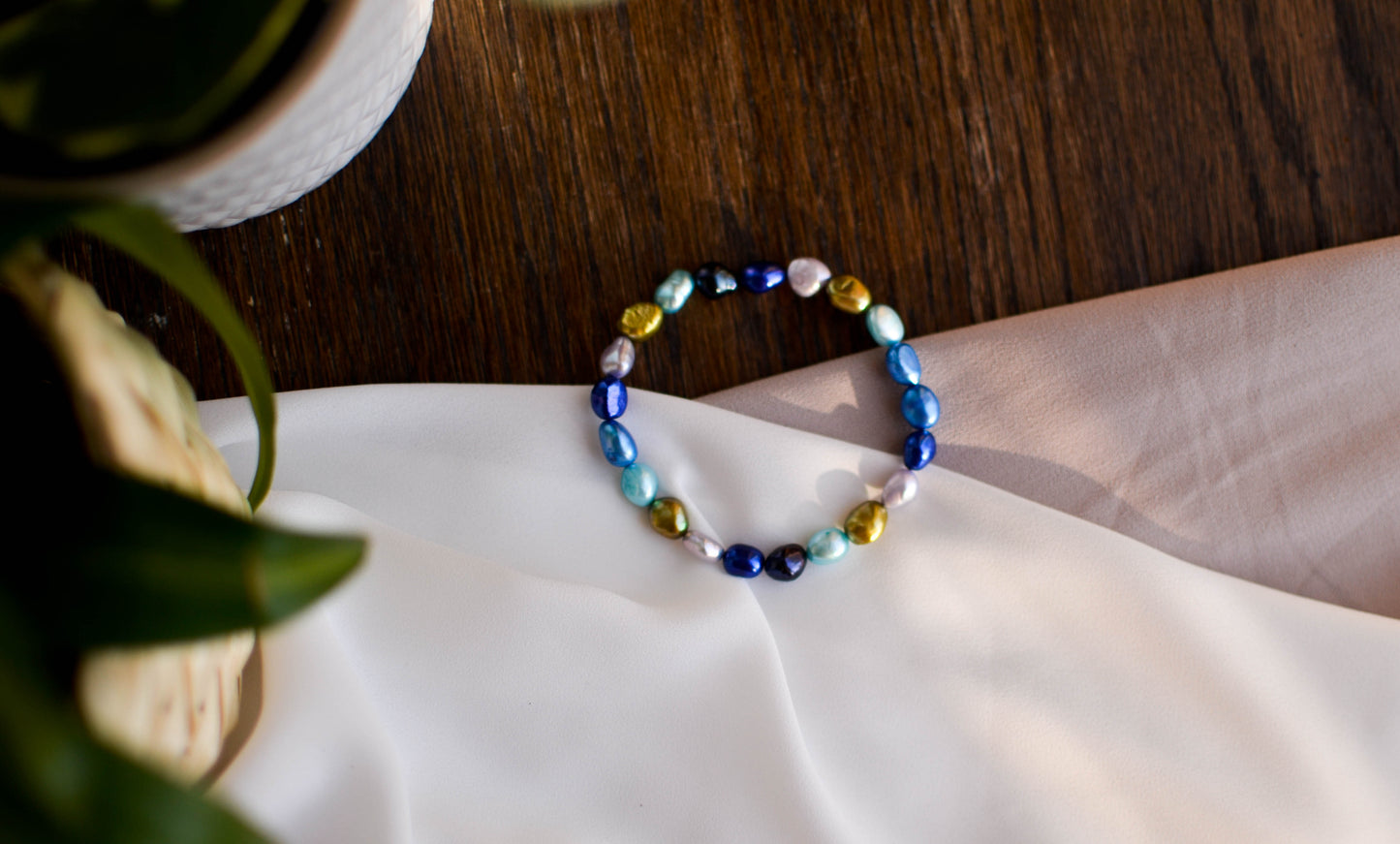 Peacock Bracelet - Pearls4Girls