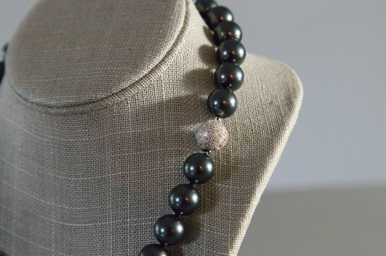 Adore Necklace - Grey - Pearls4Girls