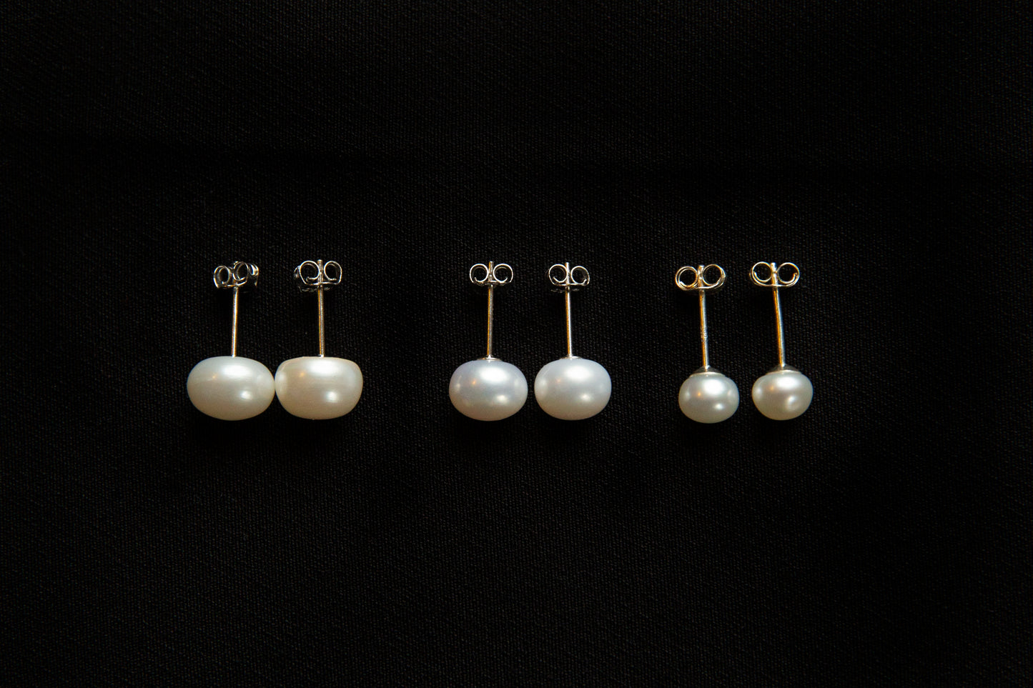Believe Studs - White
