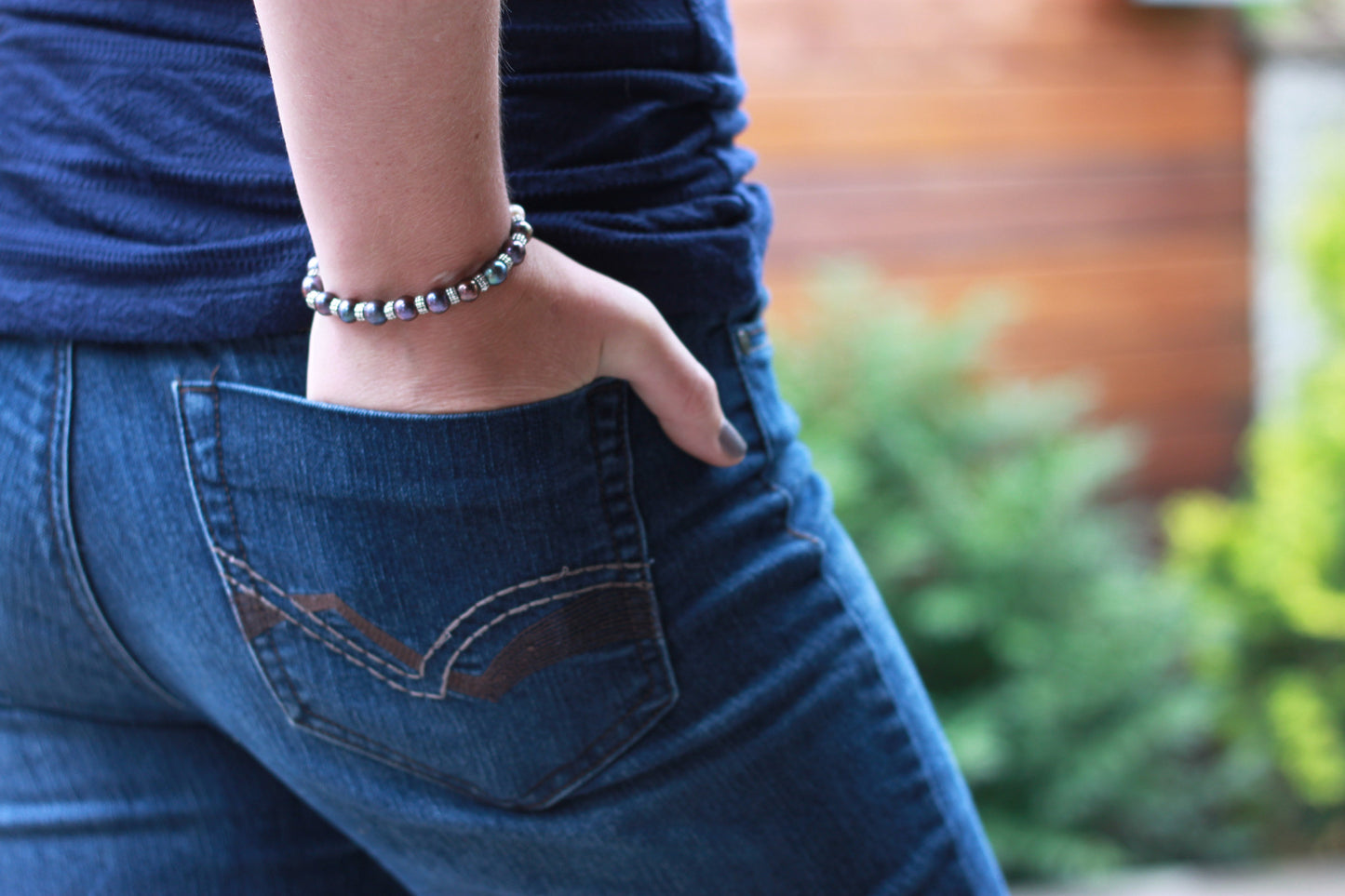 Signature Bracelet - Black - Pearls4Girls