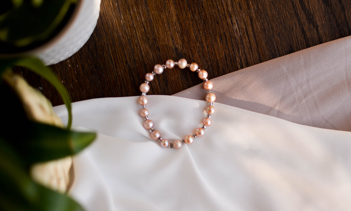 Signature Bracelet - Pink - Pearls4Girls