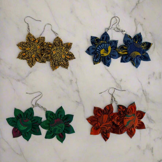 Seshoeshoe Flower Earrings - Pearls4Girls