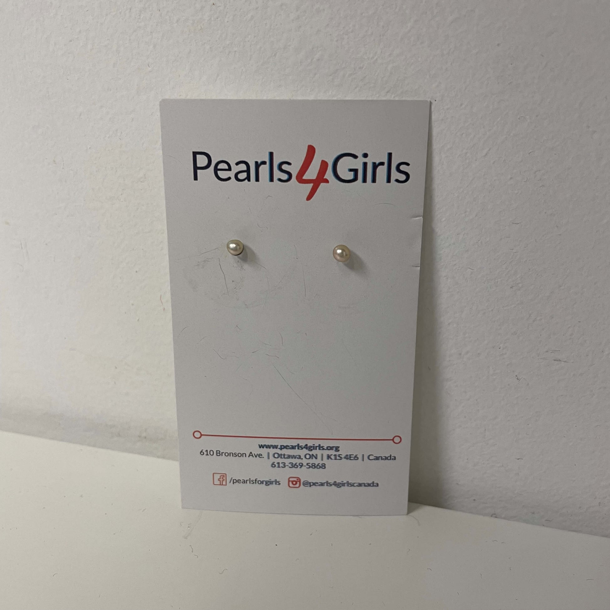 Pink Stud Earrings - Pearls4Girls