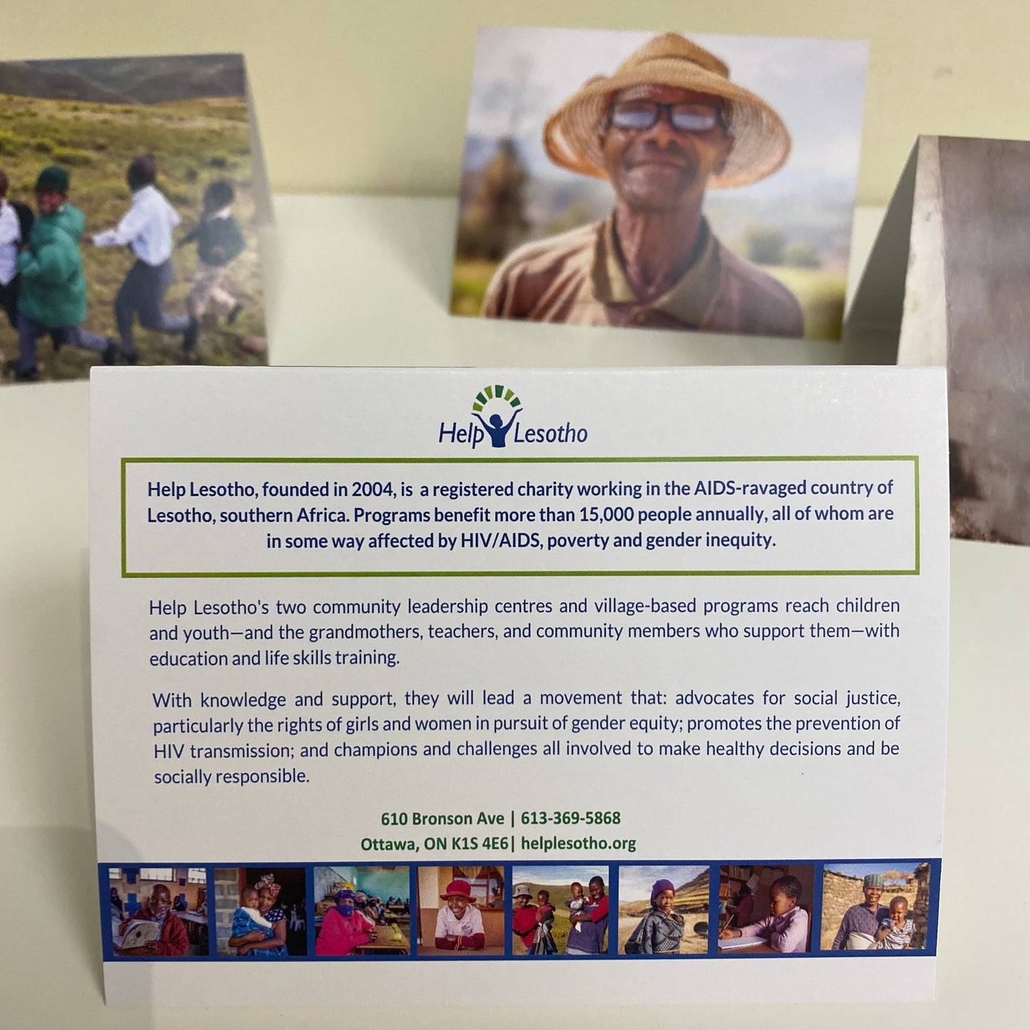 Help Lesotho Greeting Cards - Pearls4Girls