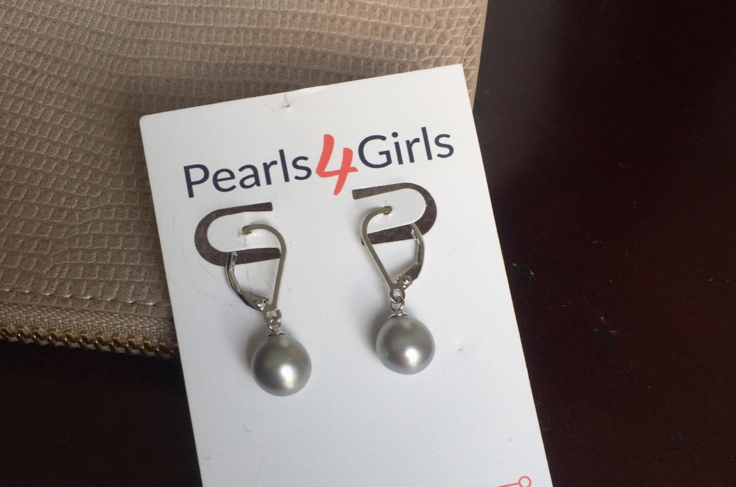 Dignity Earrings - Grey - Pearls4Girls