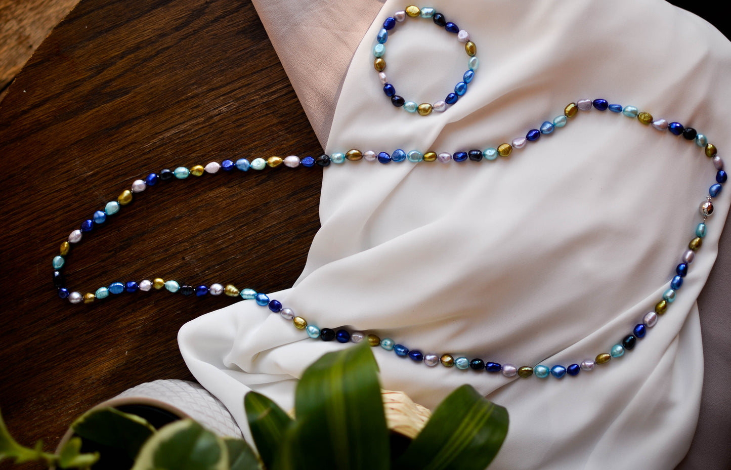 Peacock Bracelet - Pearls4Girls