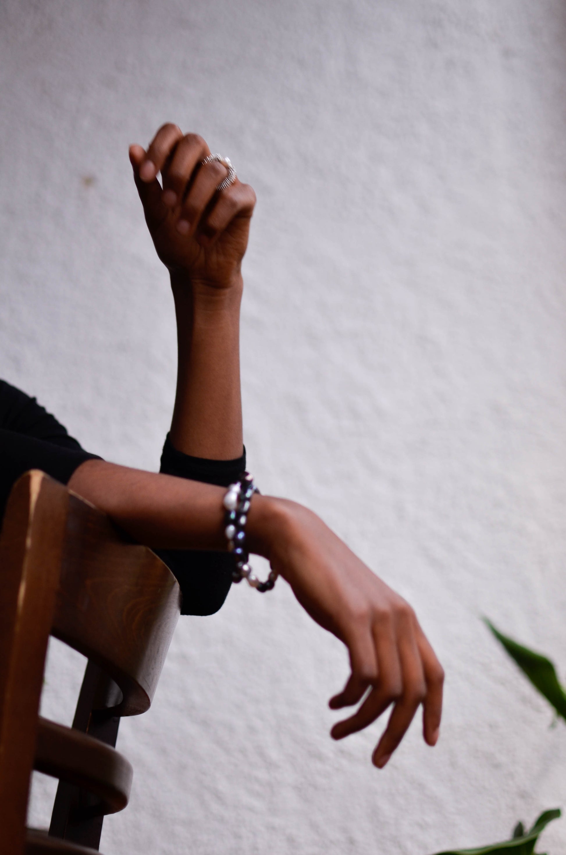 Dark Grey Baroque Pearl Bracelet - Pearls4Girls