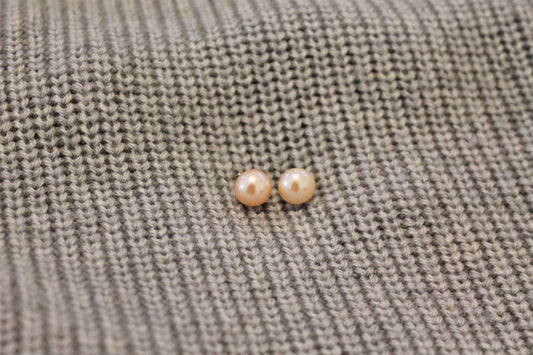 Pink Stud Earrings - Pearls4Girls