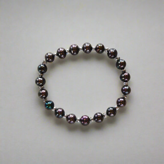 Signature Bracelet - Black - Pearls4Girls