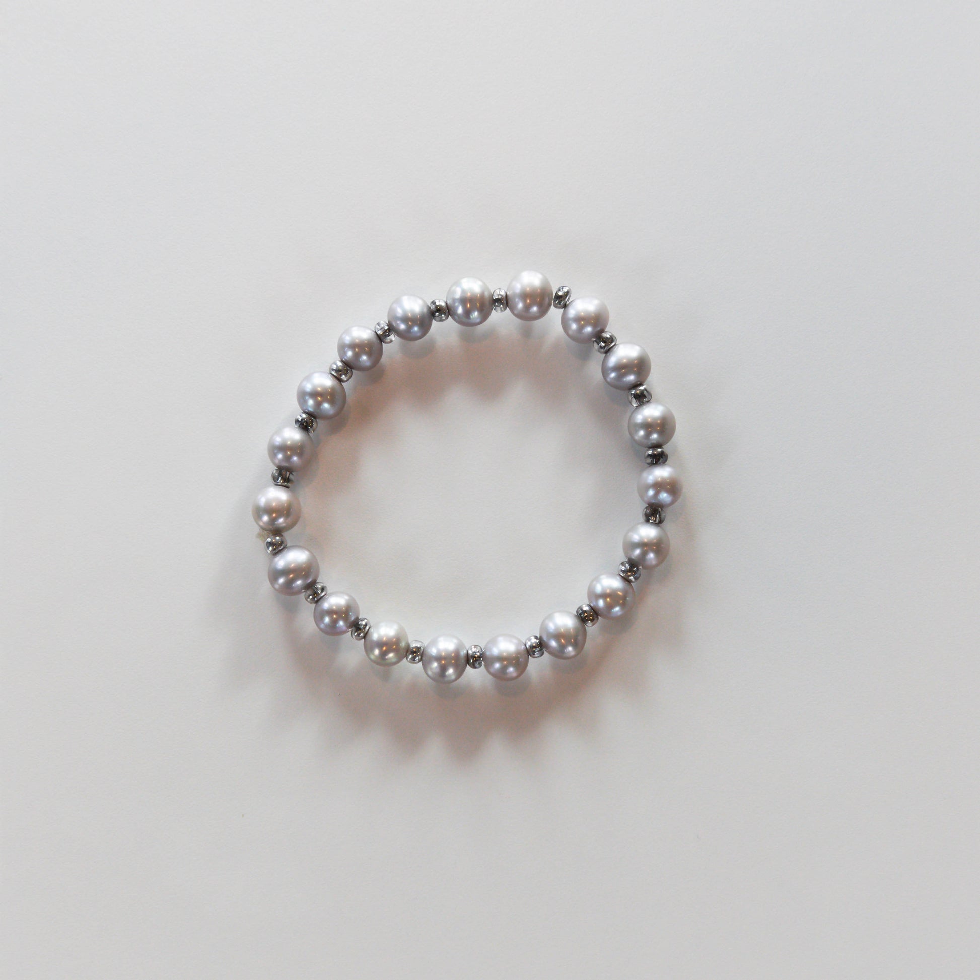 Signature Bracelet - Grey - Pearls4Girls