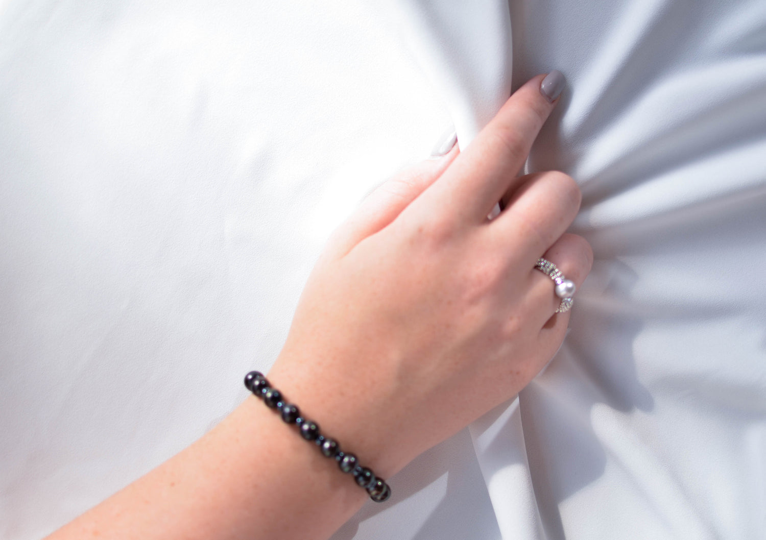 Signature Bracelet - Black - Pearls4Girls